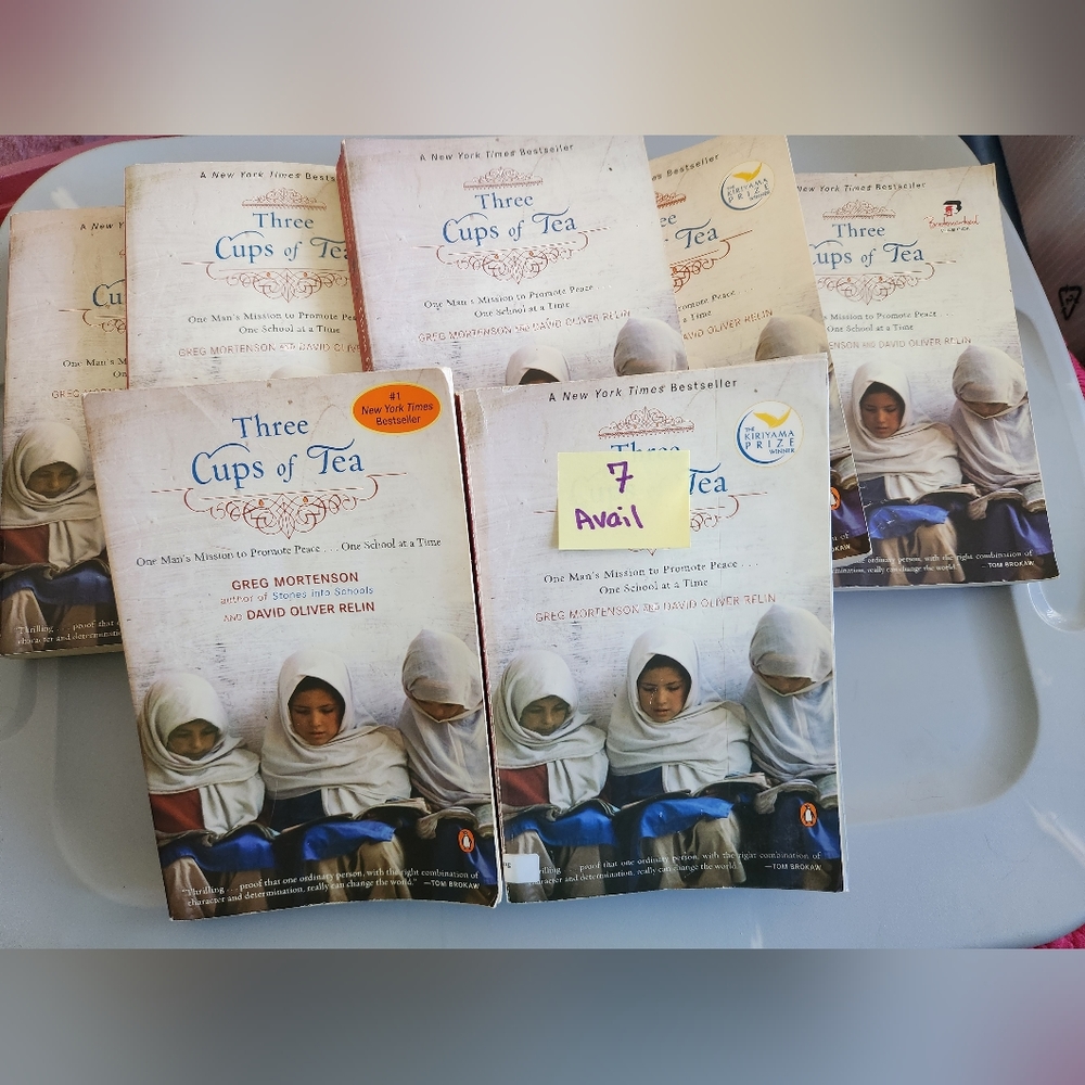2 For $10 Book Three Cups of Tea
